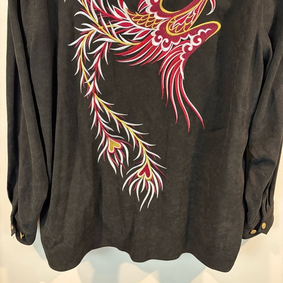 Vintage Bob Mackie Embroidered Rooster Art to Wear Jacket Size 1X - Picture 3 of 14